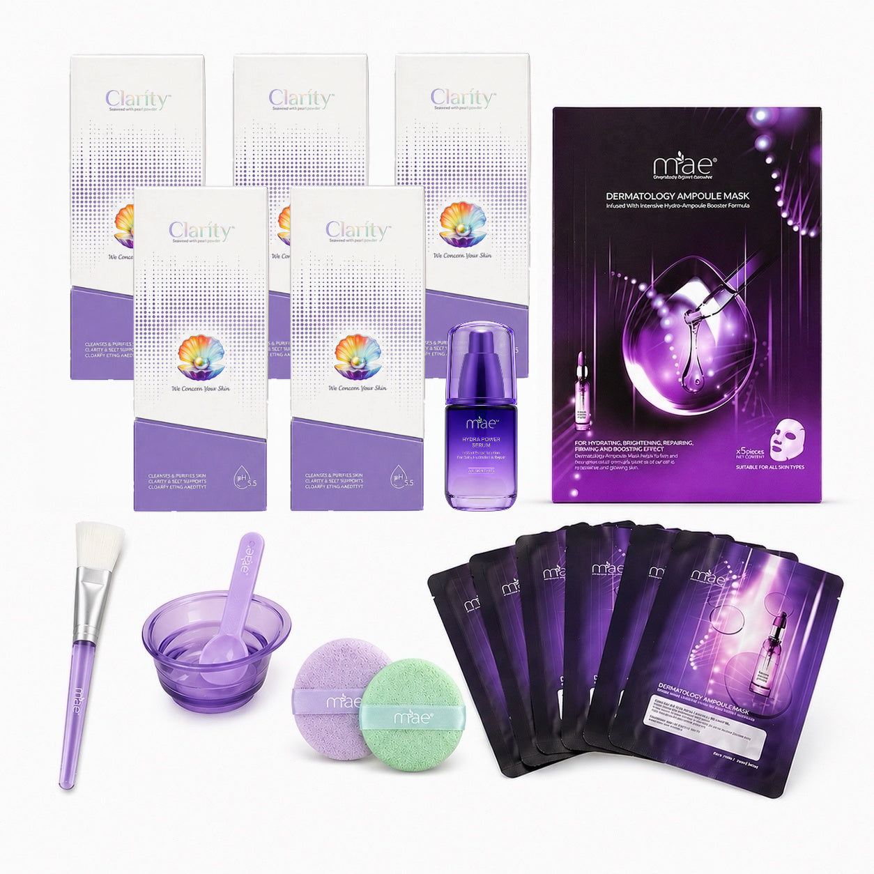 MAE 煥膚淨透深度調理組 (5盒淨透膜+1瓶精華)